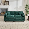 Cloud Sofa LoveSeat, Modular Sectional Couch with Chenille Fabric & Double-Layer Cushions â€ - 4 of 4
