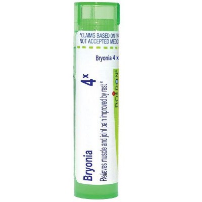 Bryonia 4X by Boiron Homeopathic Single Medicine For Pain  -  80 Pellet
