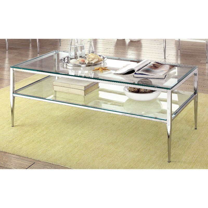 Aubrey Coffee Table Chrome - HOMES: Inside + Out, 4 of 6