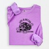 Simply Sage Market S.W.Smiley Life Is Better When I'm Teaching  Lightweight Garment Dyed Sweatshirt - 2 of 4