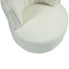 Kumasinova 360° Swivel Barrel Chair,Modern Accent Chair with Wide Upholstered,Fluffy Velvet Comfy Reading Chair,Sofa Chair for Living Room&Bedroom - 4 of 4