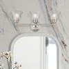 Livex Lighting Moreland 3 - Light Vanity in  Brushed Nickel - 3 of 4