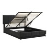 NicBex Full/Queen Lift Up Storage Bed with LED Lights,Upholstered Bed Frame with Hydraulic Storage System and Charging Station,No Box Spring Needed - 4 of 4