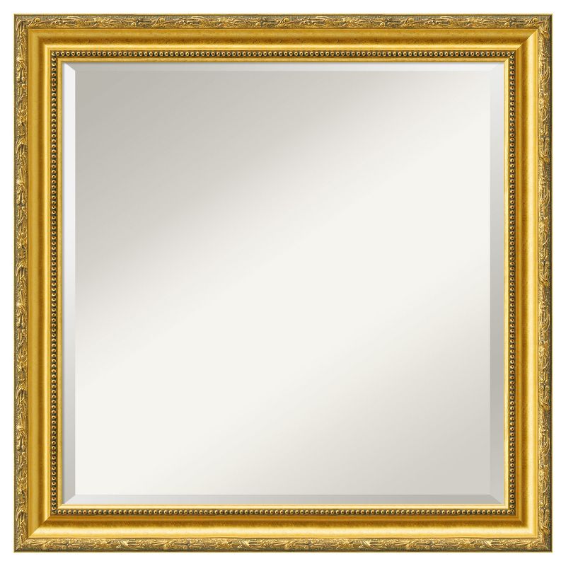 24&#34; x 24&#34; Colonial Embossed Gold Framed Wall Mirror - Amanti Art, 2 of 11