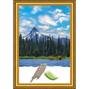 Amanti Art Colonial Embossed Gold Wood Picture Frame - 1 of 4
