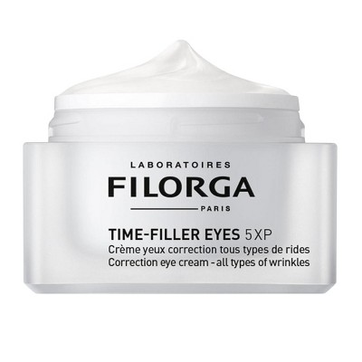 Filorga Paris Time-Filler Eyes 5XP Correction Eye Cream Daily Anti Aging and Wrinkle With Hyaluronic Acid to Minimize Wrinkles (0.51 oz)