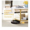 2-Tier Modern Round Coffee Table With Storage Open Shelf Wood Center Coffee For Home Office Living Room White - 3 of 4