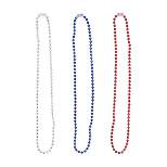 6pk Parade Bead Necklace Red/White/Blue - Sun Squad™
