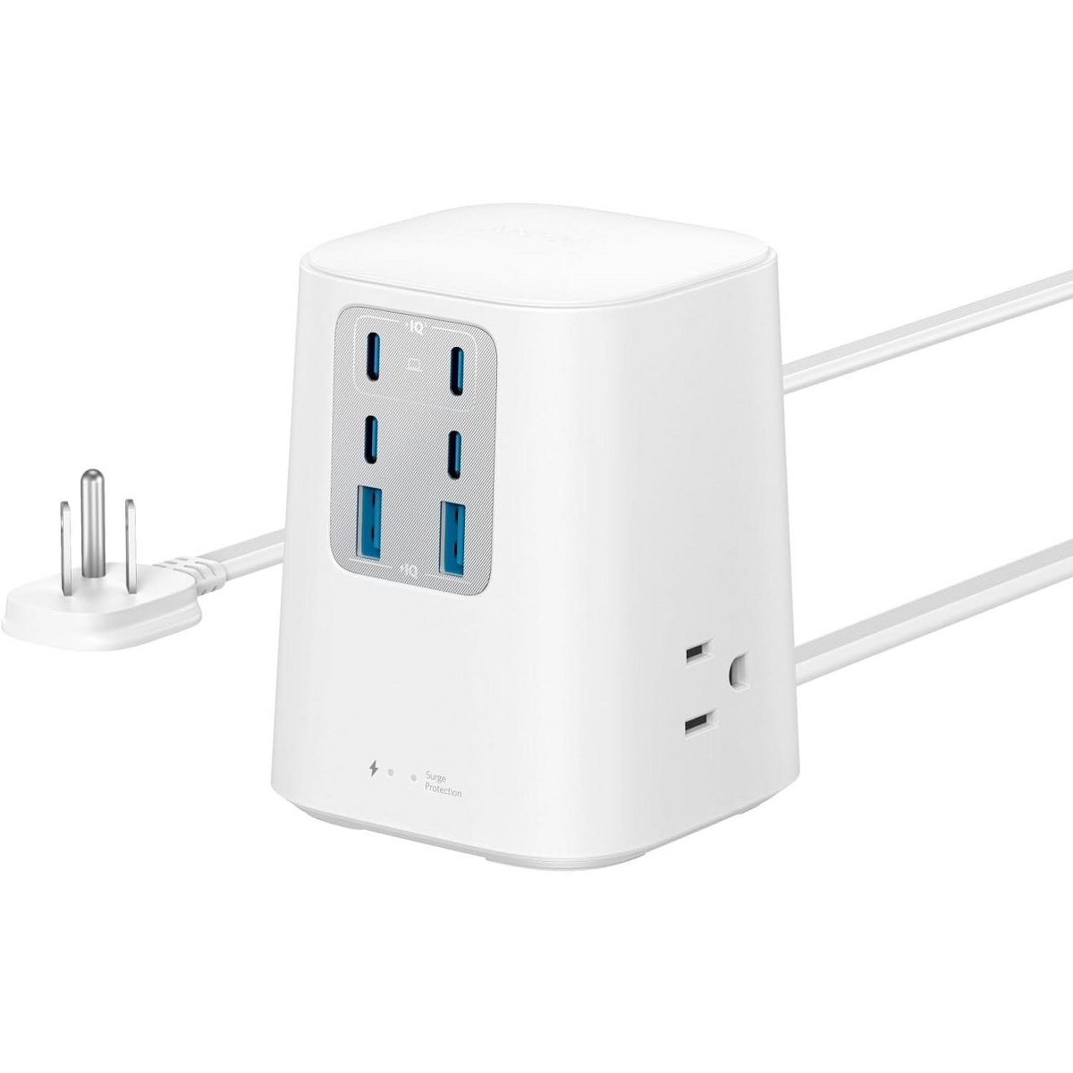Anker Desktop Charger, 9-in-1 Power Strip with 300J Surge Protector - thumbnail 7