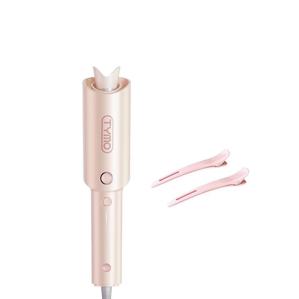 TYMO CurlPro Automatic Curling Iron Set Champagne Pink