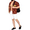 LA LEELA Men's Pirates Hawaiian Shirts Short Sleeve Button Down Shirt Mens Hawaii Shirts Vacation Summer Beach Shirts for Men Funny - 2 of 4