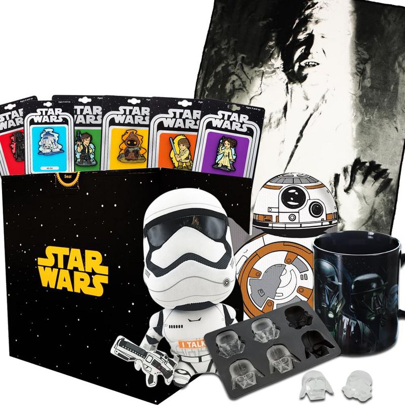 Toynk Star Wars Collectibles LookSee Collectors Box | Han Solo Blanket and Pins, 1 of 10