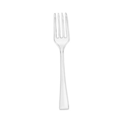 960 Forks, Clear Mini Plastic Disposable Tasting Forks