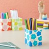 Genie Crafts 3 Pack Unfinished Wood Pencil Holder Cups for Office - Pen Accessories Organizer and Storage for Classroom Desk (3 in) - 2 of 4