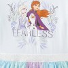 Disney Princess Frozen Fearless Girls Long Sleeve Dress for Toddlers and Big Kids - 3 of 4