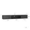 Floating TV Stand Wall Mounted with 16-Color LED & Charging Station, 63" Modern Media Console for 65 Inch TV-3irtyhousy - 4 of 4