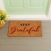 28" x 16" Nature Coir Mat, Grateful - 2 of 4