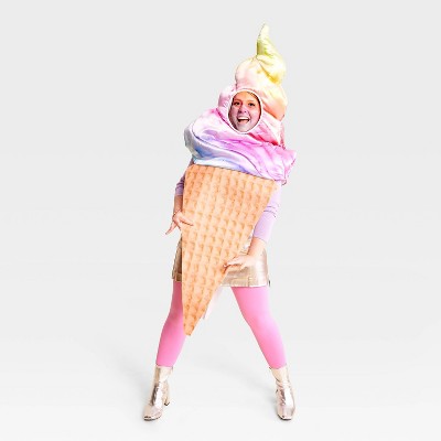 Adult Humor Ice Cream Cone Costume Pullover - Hyde and EEK! Boutique™ OSFM