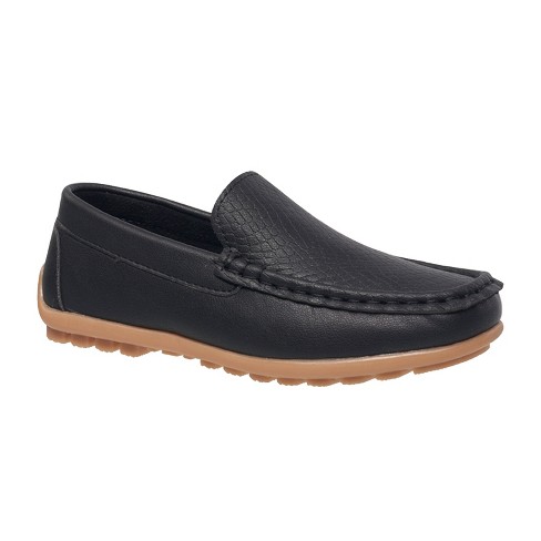 Coxist Kids Slip On Loafers Moccasin Boat Dress Shoes For Boys