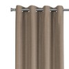 Monarch Specialties Curtain Panel 2Pcs Set  100 Blackout Grommet Living Room Bedroom Kitchen Thermal Insulation Polyester Brown Contemporary Modern - 3 of 4