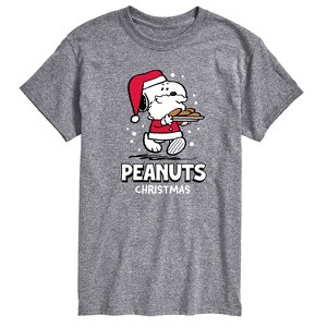 Men's - Peanuts - Christmas Snoopy Santa Short Sleeve Graphic T-Shirt - 1 of 4