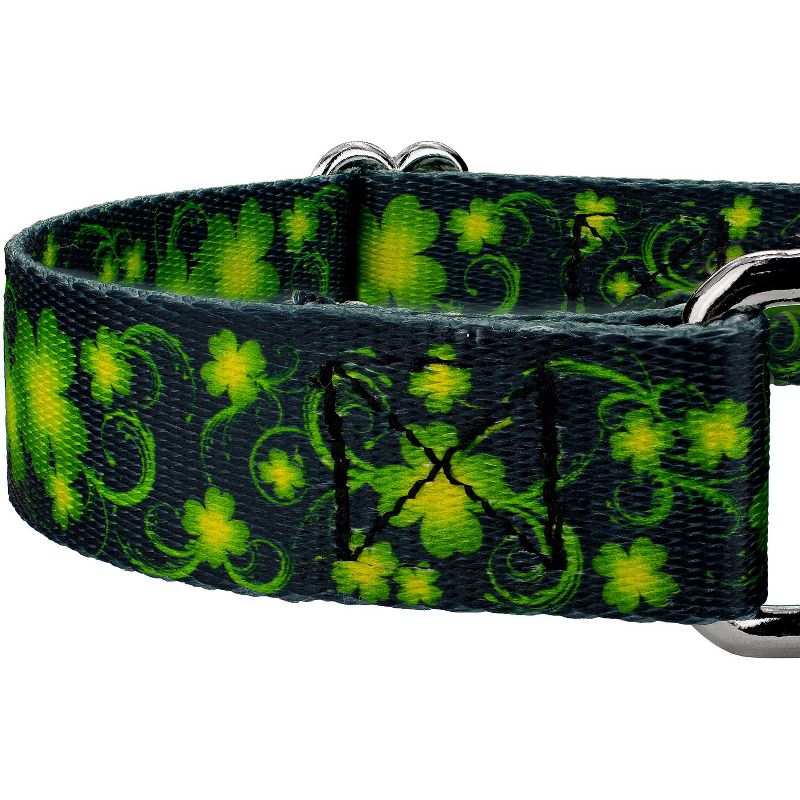 Country Brook Petz Clovers In The Wind Martingale Dog Collar, 5 of 6