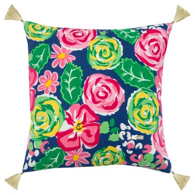 Simply Southern Floral Throw Pillow Pink - Rizzy Home