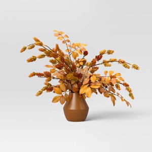 Hops Artificial Plants Fall Arrangement - Threshold™ - 1 of 4