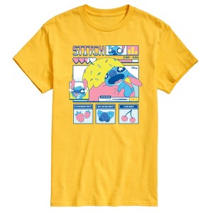 Men's - Lilo and Stitch - Stitch Food Kawaii Short Sleeve Graphic T-Shirt - 1 of 4