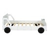 ALEXOUN Car-Shaped Bed with Wheels,Kids Bed with Headboard & Footboard,Wood Platform Bed Frame,for Kids Boys Girls - 4 of 4