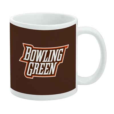 Bowling Green Secondary Logo Ceramic Coffee Mug Novelty Gift Mugs for Coffee Tea and Hot Drinks 11oz White