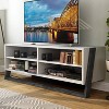 Large Etteridge 4 Shelf TV Stand for TVs up to 68" - miBasics - image 2 of 4