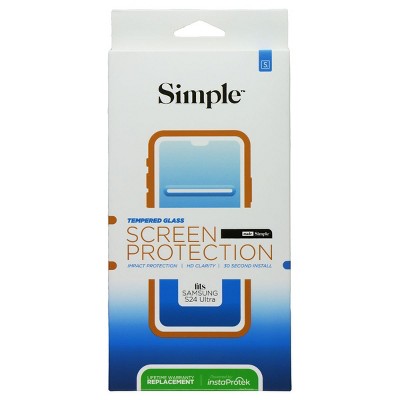 Simple Tempered Glass Screen Protector for Samsung Galaxy S24 Ultra