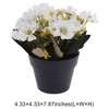 Unique Bargains Artificial Plants Autumn Cherry Blossoms Plastic 4.33"x4.33"x7.87" 1 Pcs - 3 of 4