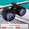 Pyle 6.5" Marine Wakeboard Bluetooth Speaker System - Dual 2-Way Mini Box - PLMRWK61BK - Black - 4 of 4