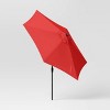 9' Round Solar Outdoor Patio Market Umbrella with Black Pole - Threshold™ - 3 of 4