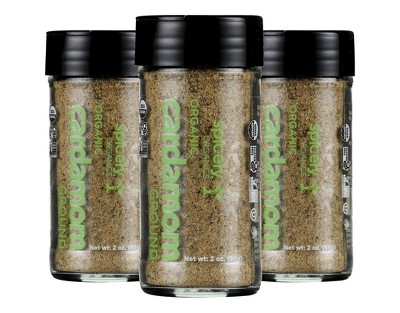 Spicely Organics - Organic Cardamom - Ground - Case of 3/2 oz