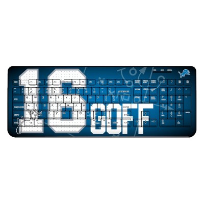 NFL Detroit Lions Players Game Tactic Wireless USB Keyboard