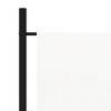vidaXL Modern Room Divider, 1-Panel Design, 100% Polyester Material, Cream White, 68.9" x 70.9" Size - 3 of 4
