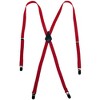 CTM Women's Elastic Clip-End 1/2 Inch Skinny Urban Suspenders - 3 of 4