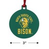 North Dakota State Bison Aluminum Holiday Christmas Tree Ornament - 3 of 4