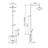 Premium Modern Bathroom Shower Set - 4 of 4