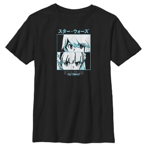 Boy's Star Wars: Visions The Twins Faces T-Shirt - 1 of 4