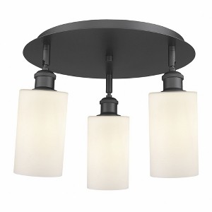 Clymer - 3 Light Flush Mount In Art Deco Style-9.38 Inches Tall and 15.63 Inches Wide - 1 of 1