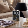REGALWOVEN Digital Dimmable USB Charger Corded Electric Alarm Clock 3.5"Lx 1.0"Wx 4.7"H 1 Pc - 2 of 4