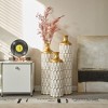 NicBex Vintage Floor Vases Set of 3, Metal Center Vase,  Large Standing Vase for Living Room Fireplace Hallway Corner - 4 of 4