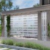 Lirago Metal Outdoor Privacy Screen Freestanding Patio Decorative Screens 72"x47" White - 3 of 4