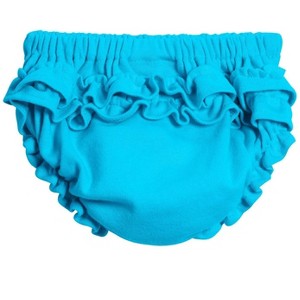 City Threads USA-Made Girls Soft Cotton Ruffle Diaper Cover - 1 of 3