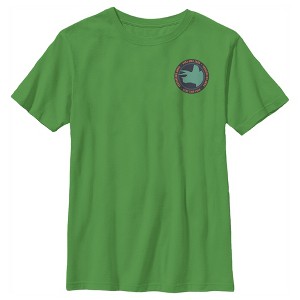 Boy's Jurassic World: Camp Cretaceous Triceratops Silhouette Pocket T-Shirt - 1 of 3
