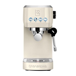 CASABREWS 3700Essential Stainless Steel Compact Espresso Machine: 20-Bar, Milk Frother, Volume Control - 1 of 4